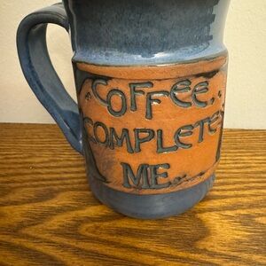Blue and Orange Coffee Mug